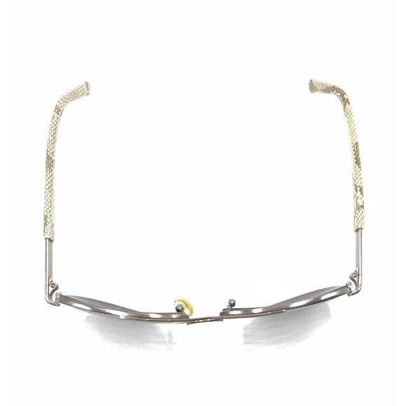 Tory Burch TY6010 103/T5 Aviator Snake Tan Brown Sunglasses Frames 57-14 135 - Picture 3 of 12